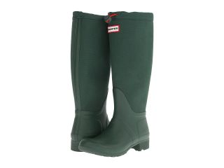 Hunter Tour Canvas Womens Rain Boots (Green)