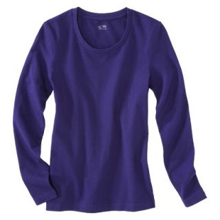 C9 by Champion Womens Long Sleeve Power Workout Tee   Grape Squeeze S