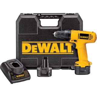 DEWALT Heavy Duty Cordless Compact Drill/Driver Kit   9.6 Volt, 3/8 Inch, Model