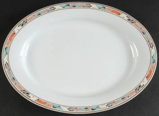 Hutschenreuther Bologna 12 Oval Serving Platter, Fine China Dinnerware   Galler