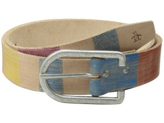 Original Penguin Painted Leather Belt Mens Belts (Tan)