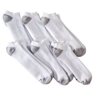 C9 by Champion Mens 6 Pack Performance No Show Socks   White 12 14