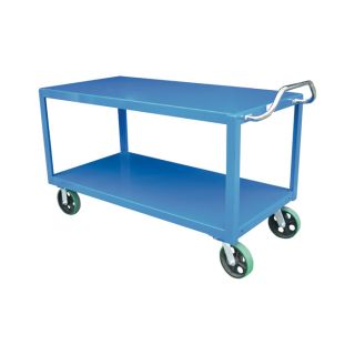 Vestil Ergo Handle Cart   2 Shelves, 4000 Lb. Capacity, 36 Inch L x 24 Inch W,