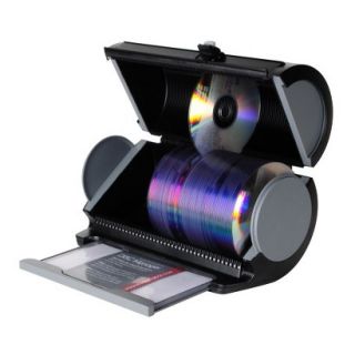 Atlantic Black/Silver Atlantic Disc Manager Storage Drum