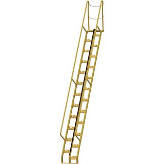 Vestil Alternating Tread Stairs   14 Ft. H, 56 Degree Angle, 24 Steps, Model