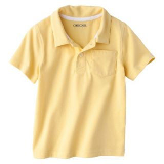 Cherokee Infant Toddler Boys Short Sleeve Polo Shirt   Yellow 3T