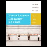 Human Resources Management in Canada (Canadian)