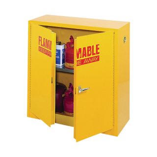 Sandusky Lee Compact Flammable Safety Cabinet   43 Inch W x 18 Inch D x 44 Inch