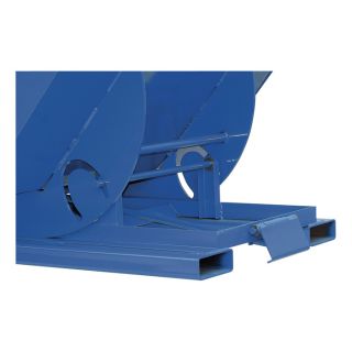 Vestil Self Dumping Steel Hopper   Bumper Release, 2000 lb. Capacity, 3/4 Cubic