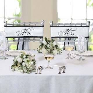 Mr And Mrs Chair Sashes