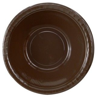 Chocolate Brown (Brown) Plastic Bowls
