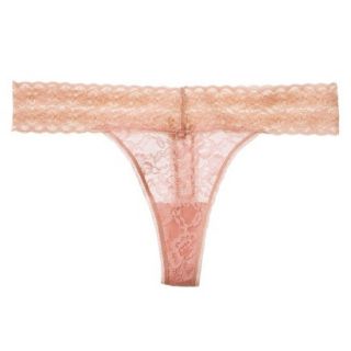 Gilligan & OMalley Womens All Over Lace Thong   Bahama Coral M