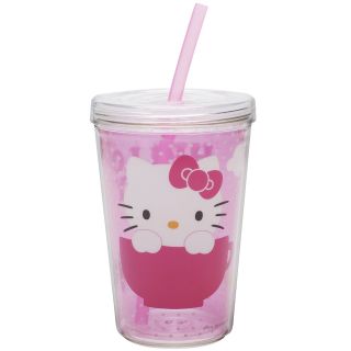 ZAK DESIGNS Hello Kitty 13 oz. Tumbler with Straw