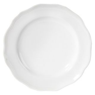 Threshold Scallop Salad Plate Set of 4   White