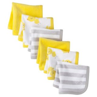 JUST ONE YOU Made by Carters Newborn 6 Piece Washcloth Set   Yellow