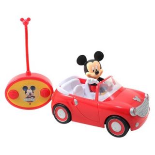 Disney Mickey Mouse Remote Control Red Roadster