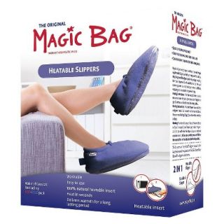 Magic Bag Heatable Slippers, Blue   Small