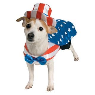 Uncle Sam Dog Costume   Large