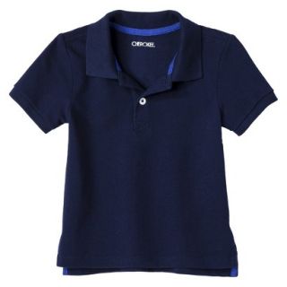 Cherokee Infant Toddler Boys Short Sleeve Polo Shirt   Navy Voyage 18 M