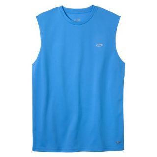 C9 By Champion Mens Advanced Duo Dry Tech Muscle Tee   Blue XXL