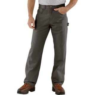 Carhartt Loose Fit Canvas Carpenter Jean   Charcoal, 28 Inch Waist x 30 Inch