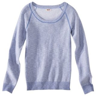 Mossimo Supply Co. Juniors Scoop Neck Sweater   True Navy M(7 9)