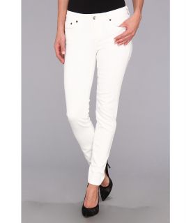 Big Star Alex Mid Rise Skinny Jean in Distressed White Womens Jeans (White)