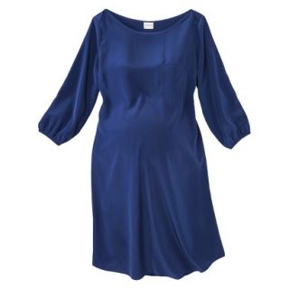 Liz Lange for Target Maternity 3/4 Sleeve Shift Dress   Blue XS