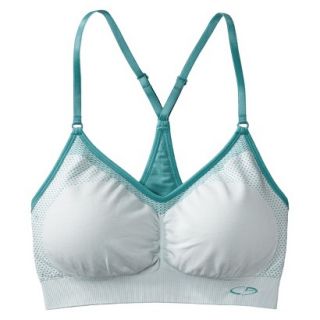 C9 by Champion Womens Seamless Bra With Removable Pads   Vintage Teal XL