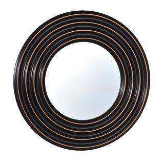 Elements 27 inch Black Four rib Plastic Mirror