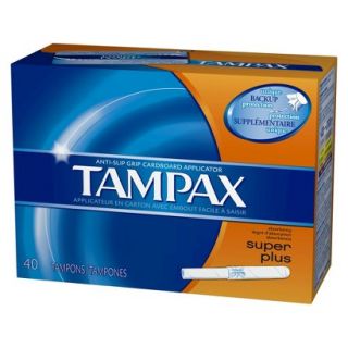 Tampax Cardboard Super Plus Unscented , 40 count