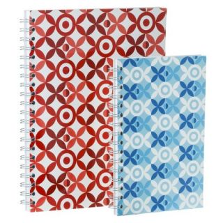 Bullseye Pattern Journals (set of 2)   8.5x11 & 5.5x8.5