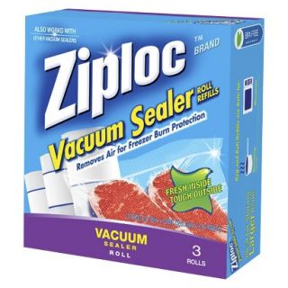 Ziploc Vacuum Sealer Rolls   3 Pack (8x20)