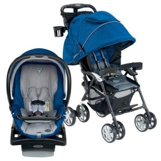 Cabria Stroller and Shuttle Infant Car Seat Bundle   Royal Blue by Combi