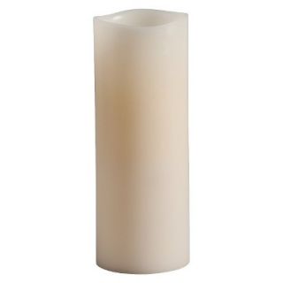 Large Melted Edge Candle Bisque