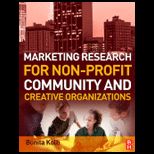 Marketing Research for Non Profit, Community and Creative Organizations