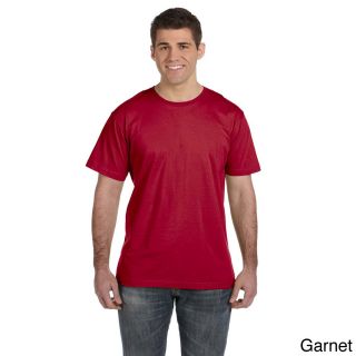 Lat Mens Fine Jersey T shirt Red Size XXL