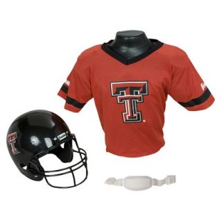 Franklin Sports Texas Tech Helmet/Jersey set  OSFM ages 5 9