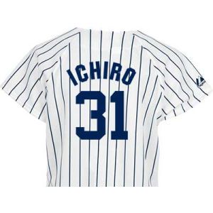 New York Yankees Ichiro Suzuki Majestic MLB Womens Replica Player Jersey