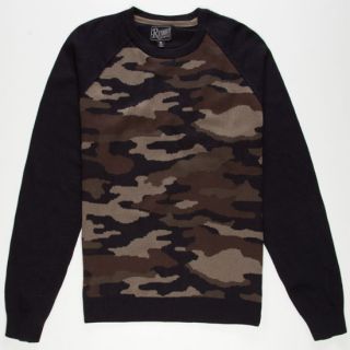 Joe Mens Sweater Camo Green In Sizes X Large, Small, Xx Large, Large,