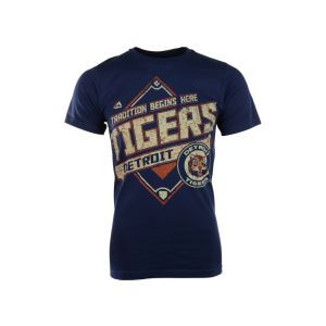 Detroit Tigers Majestic MLB Cooperstown Game Obsessed T Shirt