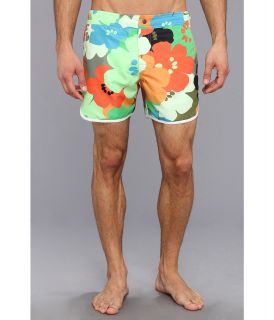 Mr.Turk Surfside Board Short in Pop Art Floral Mens Swimwear (Multi)