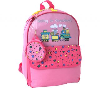 Childrens Mercury Luggage Going to Grandmas Backpack   Pink
