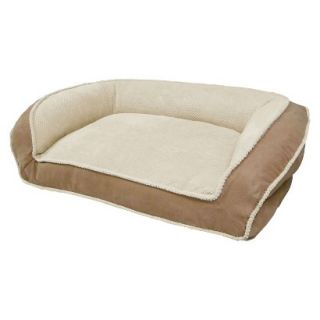 Canine Creations Deep Seated Lounger Pet Bed   Tan (40x25)