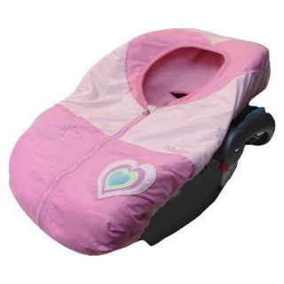 Pistachio Baby Car Seat Cover   Pink Heart