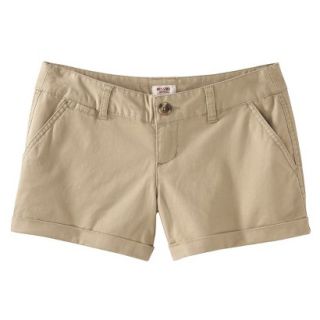 Mossimo Supply Co. Juniors Mid Length Woven Short   Bonjour Brown 1