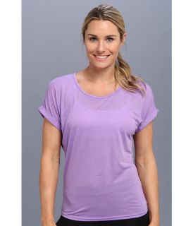 Soybu Teardrop Tee Womens Short Sleeve Pullover (Purple)