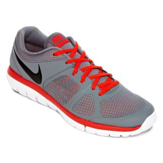 Nike Flex Run 2014 Mens Running Shoes, Red/Gray