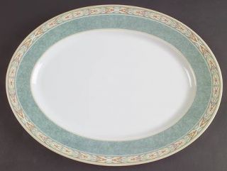 Wedgwood Aztec 14 Oval Serving Platter, Fine China Dinnerware   Home Collection
