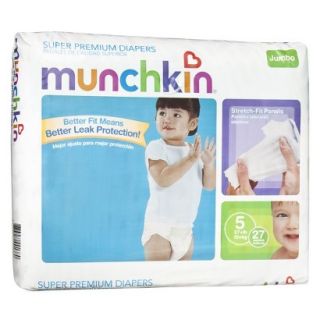 Munchkin Super Premium Diapers Jumbo Pack   Size 5 (27 Count)